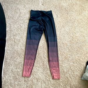 Beyond yoga pants medium never used pink and gray